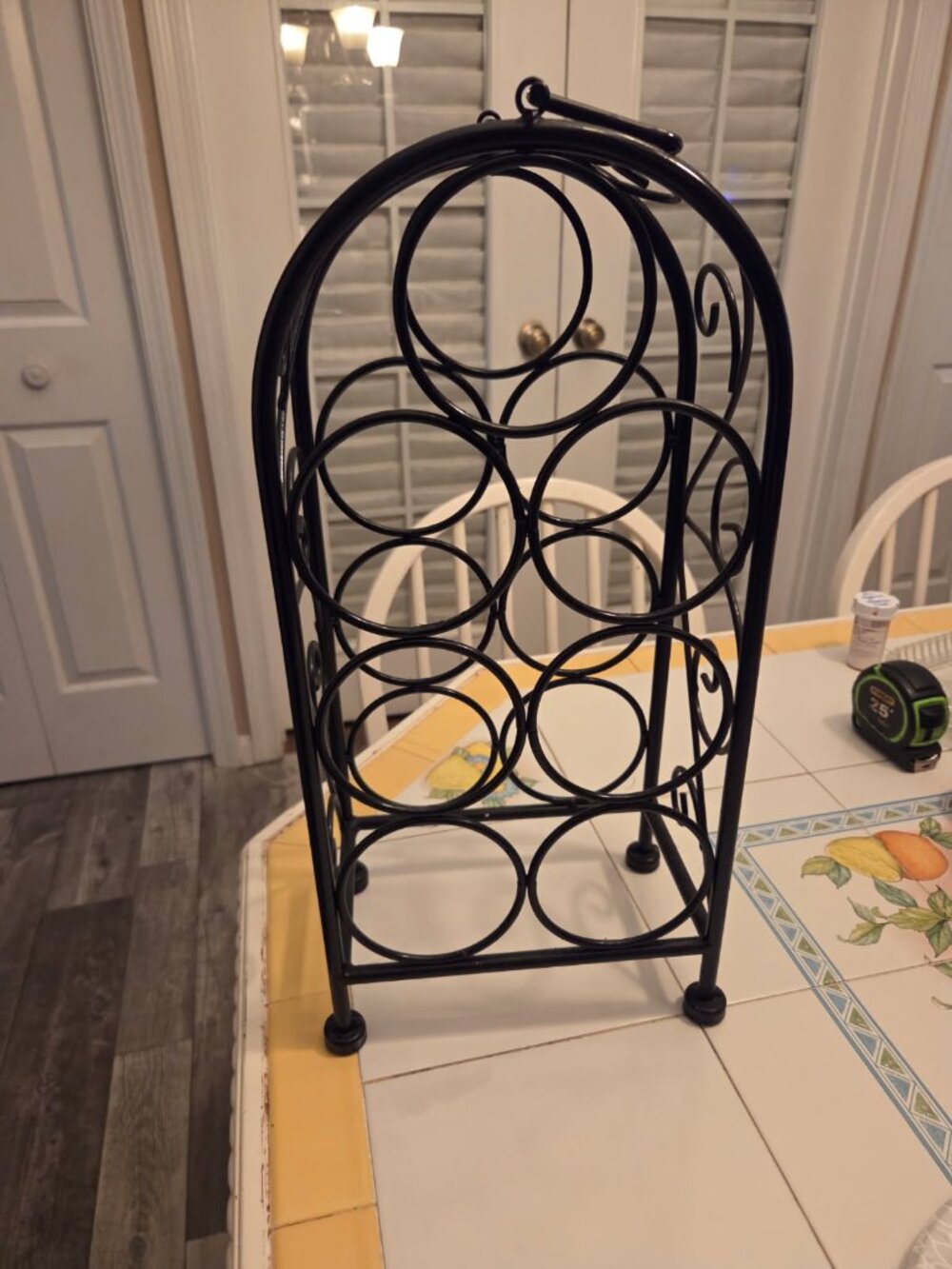 Wine Rack with handle - holds 9 bottles